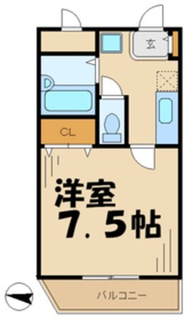 フェンテ多摩の物件間取画像